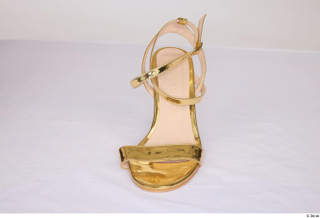 Catalina Clothes  341 casual gold strappy high heels shoes…